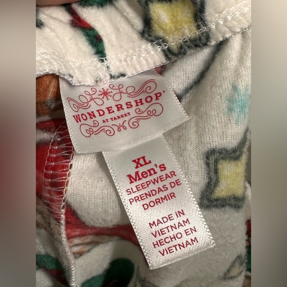 Wondershop xl men’s Christmas fleece pajama pants - Picture 3 of 4